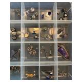 Vintage Sterling Silver Earring Lot Southwestern Turquoise Stone Mix