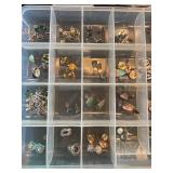 Vintage Sterling Silver Earring Lot Southwestern Turquoise Stone Mix