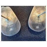 Vintage Sterling Silver Earring Lot Southwestern Turquoise Stone Mix