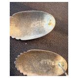 Vintage Sterling Silver Earring Lot Southwestern Turquoise Stone Mix