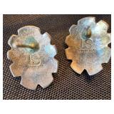 Vintage Sterling Silver Earring Lot Southwestern Turquoise Stone Mix