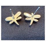 Vintage Sterling Silver Earring Lot Southwestern Turquoise Stone Mix