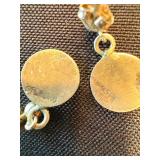 Vintage Sterling Silver Earring Lot Southwestern Turquoise Stone Mix