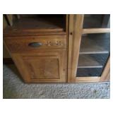 Secretary / display hutch approx 3....