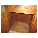 Secretary / display hutch approx 3....