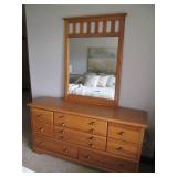 Dresser with mirror, 6