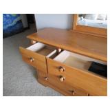 Dresser with mirror, 6