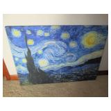 Abstract picture printed on cloth, ...