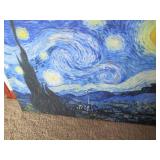 Abstract picture printed on cloth, ...