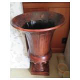 Large metal planter...