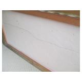 Framed art on canvas approx. 5.5