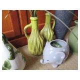 Lot of decorative vases and holders...