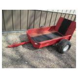 Tramspro 100 garden trailer with ra...