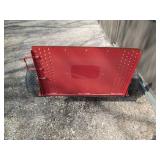 Tramspro 100 garden trailer with ra...