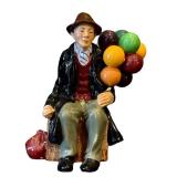 C7 - Royal Doulton The Balloon Man & The Balloon Seller Figurines