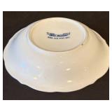 K - Blue Danube Dinnerware Set - 64-Piece White & Blue Floral Pattern