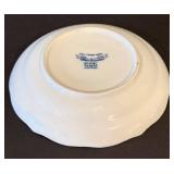 K - Blue Danube Dinnerware Set - 64-Piece White & Blue Floral Pattern