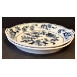 K - Blue Danube Dinnerware Set - 64-Piece White & Blue Floral Pattern