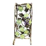 LR - Grapevine Wine Holder with Stemware