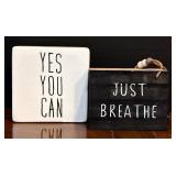 LR - Wall Plaques - 10 Inspiring Word Signs (Wood & Ceramic)