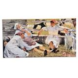 LR - Nikolay Baskakov Milkmaids, Novella (1962) Russian Realism Wall Art