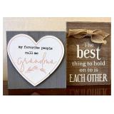 LR - Wood Signs - Inspirational Quotes