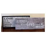 LR - Wood Signs - Inspirational Quotes
