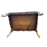 LR - Pair of Vintage Telephone Tables - Carved Wood