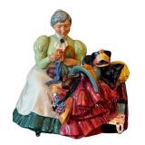 C7 - Royal Doulton Wardrobe Mistress HN2145 & Silks and Ribbons HN2017 (Lot of 2)