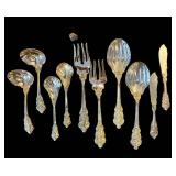 LR - F.B. Rogers Gold-Tone Plated Flatware Set - 156-Piece Service for 12