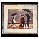 LR - Bombay Company - Singing Butler Valet Chantant Framed Print