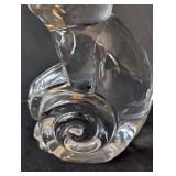 MB - Val Saint Lambert Crystal Monkey Figurine