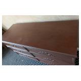 MB - Vintage Carved Wood Dresser - 6-Drawer