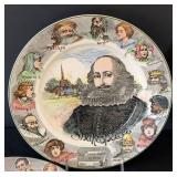 MB - Royal Doulton 10.5 in Plates - Classic Literary Figures (Lot of 5)