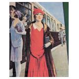 MB - Cie Wagons-Lits The Golden Arrow Pullman Train Vintage Travel Poster