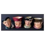 LR - Royal Doulton Character Mugs - The Cardinal & Dick Whittington (Set of 4)
