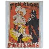 MB - Parisiana Ten Auras Vintage Framed Poster