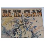 MB - Ba-Ta-Clan Music-Hall de Paris 1970 Poster by Jose Carvallo - Framed