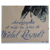 MB - Ba-Ta-Clan Music-Hall de Paris 1970 Poster by Jose Carvallo - Framed