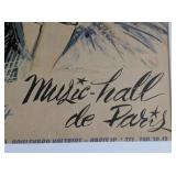 MB - Ba-Ta-Clan Music-Hall de Paris 1970 Poster by Jose Carvallo - Framed