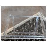 MB - Lucite Folding Tables Pair