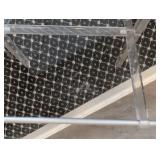 MB - Lucite Folding Tables Pair