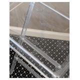 MB - Lucite Folding Tables Pair