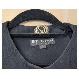 MB - St. John Basics Black Knit Jacket - Size S