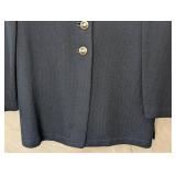 MB - St. John Basics Black Knit Jacket - Size S