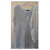 MB - Eileen Fisher Sweaters - 2 Medium, 1 Large - Open-Knit Crochet & Lightweight Knit Tops