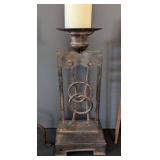 MB - Decorative metal candleholders (Lot of 5)