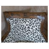 MB - Pair of Vintage Leopard Print Armchairs