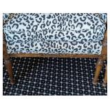 MB - Pair of Vintage Leopard Print Armchairs