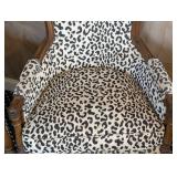 MB - Pair of Vintage Leopard Print Armchairs